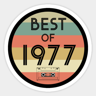 Best of 1977 vintage Sticker